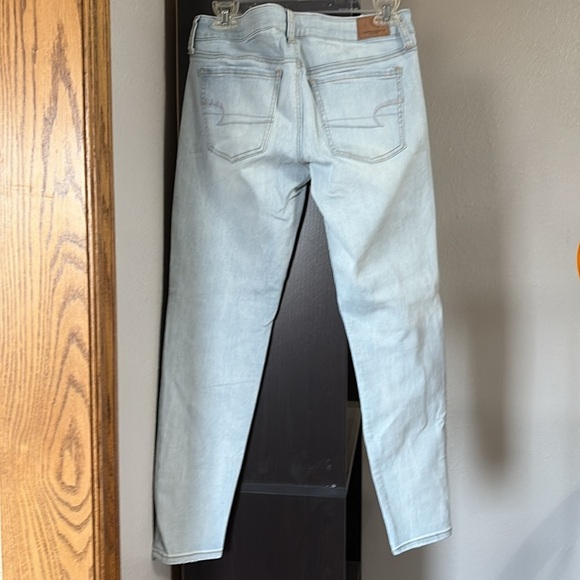 American Eagle Women’s Sz 10 Super Stretch X Superlow Jegging - Picture 2 of 7